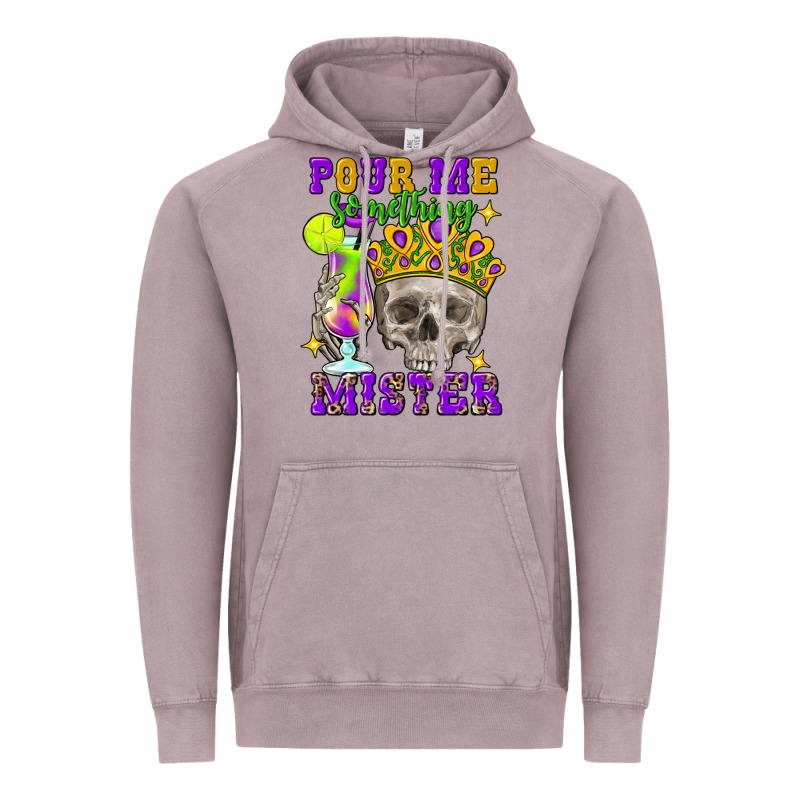 Skull Pour Me Something Mister Vintage Hoodie by FaDigitalArtStudio | Teevron