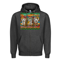 Charcoal Heather alpacas Zipper Hoodie - BarkalooDesign