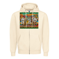 Sandshell alpacas Zipper Hoodie - BarkalooDesign