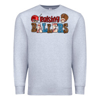 Heather Grey raising ballers Premium Sweatshirt - AdoDesignShop