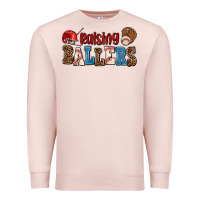 Pale Pink raising ballers Premium Sweatshirt - AdoDesignShop