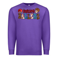 Purple raising ballers Premium Sweatshirt - AdoDesignShop
