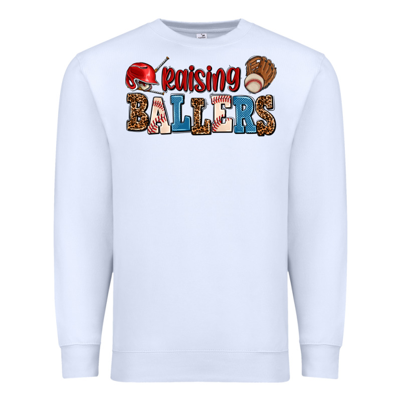 Raising Ballers Premium Sweatshirt by AdoDesignShop | Teevron