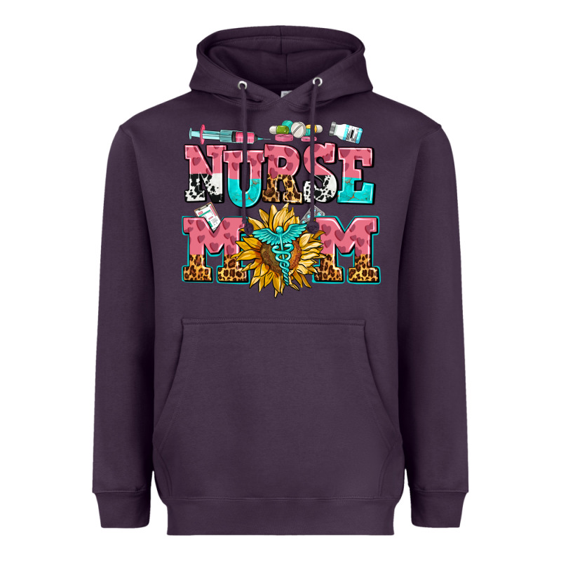 Nurse Mom Heavyweight Hoodie by AdoDesignShop | Teevron