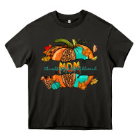 Asphalt thankful grateful blessed mom pumpkin Heavy Core Tee - NancyCooperArtShop
