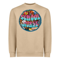 Mushroom western groovy school nurse Heavyweight Sweatshirt - BarkalooDesign