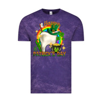 Cloud Purple Happy Dentist St. Patrick's Day Vintage Tee - HowdyJamesFarm