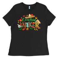 Black cinco de mayo coochie waxer Ladies Tee - CowGirlArtShop