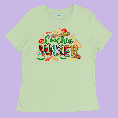 Cinco De Mayo Coochie Waxer Ladies Tee Designed By Cowgirlartshop