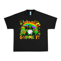 Black St. Patrick's Lucky and i gnome it Urban Heavy Tee - OliviaCreatesArt