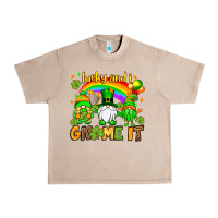 French Oak St. Patrick's Lucky and i gnome it Urban Heavy Tee - OliviaCreatesArt