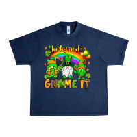 Navy St. Patrick's Lucky and i gnome it Urban Heavy Tee - OliviaCreatesArt