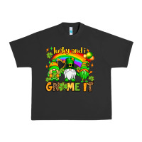 Pigment Black St. Patrick's Lucky and i gnome it Urban Heavy Tee - OliviaCreatesArt