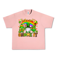 Salmon St. Patrick's Lucky and i gnome it Urban Heavy Tee - OliviaCreatesArt