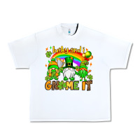 White St. Patrick's Lucky and i gnome it Urban Heavy Tee - OliviaCreatesArt