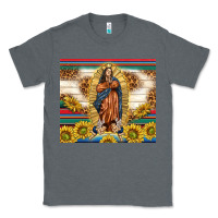 Charcoal Heather our lady of guadalupe Classic Tee - TumblerDesignByShophia