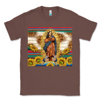 Chestnut our lady of guadalupe Classic Tee - TumblerDesignByShophia