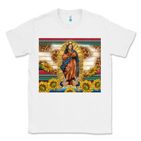 White our lady of guadalupe Classic Tee - TumblerDesignByShophia