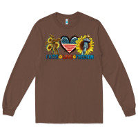 Chestnut Fatih love freedom Long Sleeve Tee - FaDigitalArtStudio