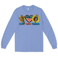 Colony Blue Fatih love freedom Long Sleeve Tee - FaDigitalArtStudio