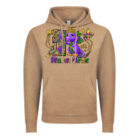 Vintage Coffee Dragon my first Mardi Gras Vintage Hoodie - FaDigitalArtStudio
