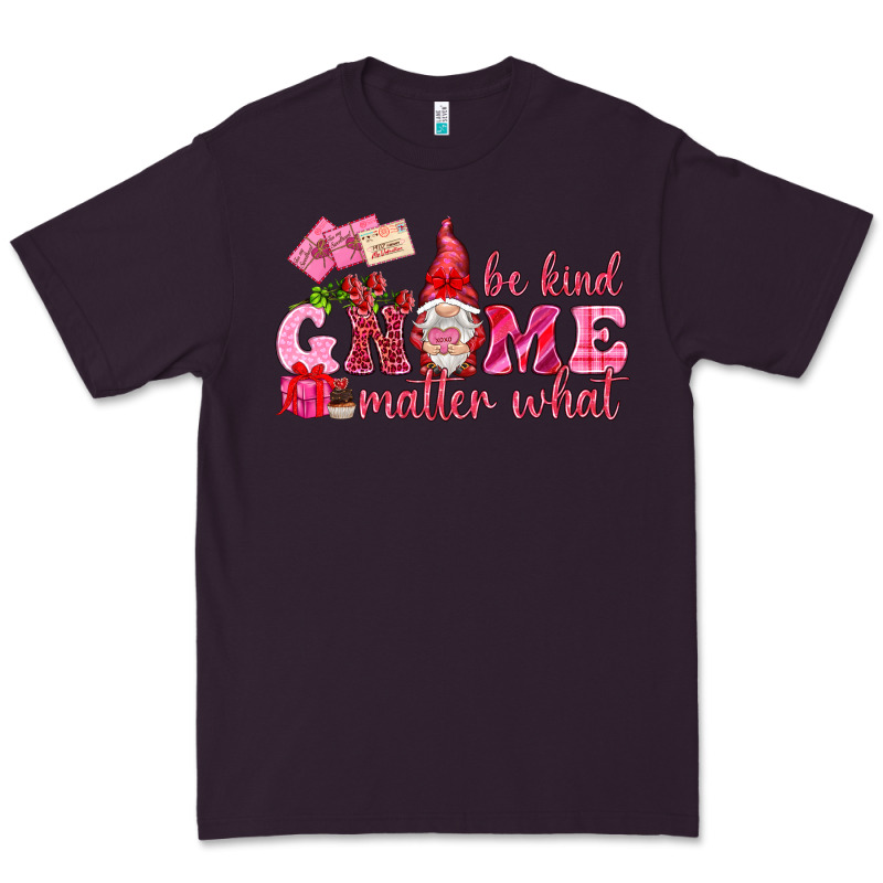 Be Kind Gnome Matter What Valentine's Day Premium Tee by HowdyJamesFarm | Teevron
