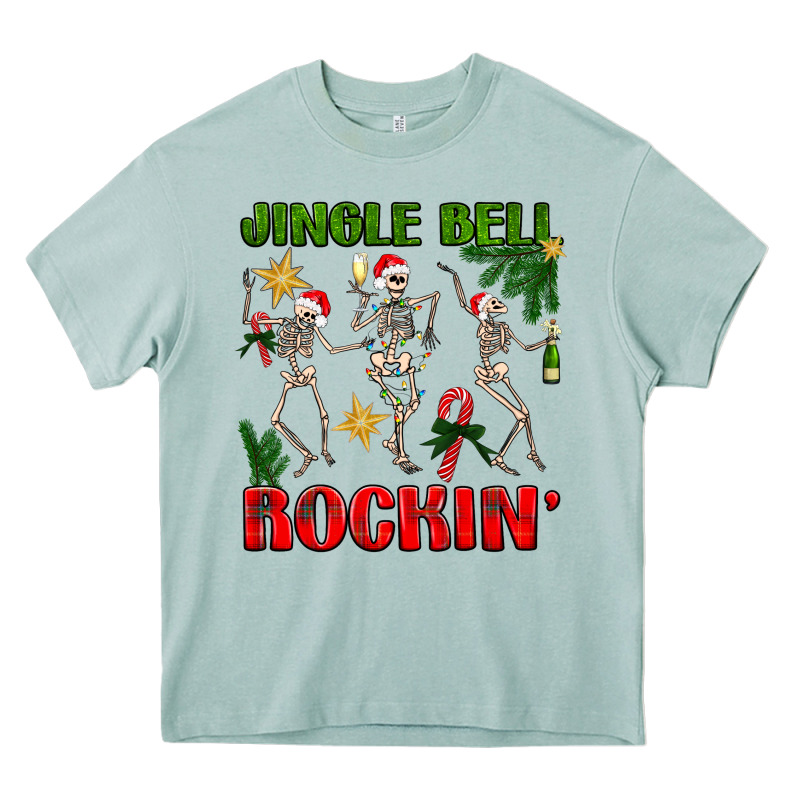 Jingle Bell Rockin' Heavy Core Tee by NancyCooperArtShop | Teevron