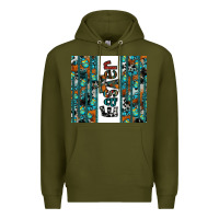 Army Green easter Premium Hoodie - CowhideDigitalArt