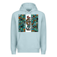 Blue Mist easter Premium Hoodie - CowhideDigitalArt