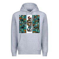 Heather Grey easter Premium Hoodie - CowhideDigitalArt