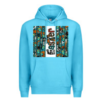 Ocean Blue easter Premium Hoodie - CowhideDigitalArt