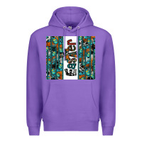 Purple easter Premium Hoodie - CowhideDigitalArt