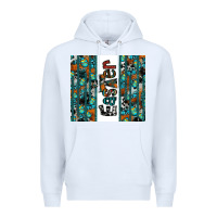 White easter Premium Hoodie - CowhideDigitalArt