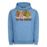Pigment Pebble Blue tis the season little debbie tree cakes Urban Hoodie - JahusDesignShop
