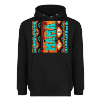 Black aztec leopard glitter Heavyweight Hoodie - AdoDesignShop