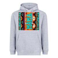 Heather Grey aztec leopard glitter Heavyweight Hoodie - AdoDesignShop