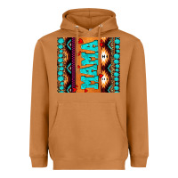Aztec Leopard Glitter Heavyweight Hoodie | Teevron