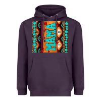 Plum aztec leopard glitter Heavyweight Hoodie - AdoDesignShop