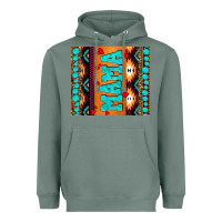 Sage aztec leopard glitter Heavyweight Hoodie - AdoDesignShop