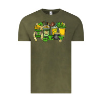 Vintage Olive St. Patrick's Day coffee cups Vintage Tee - HowdyJamesFarm