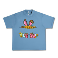 Pebble Blue Western Easter bunny name frame Urban Heavy Tee - OliviaCreatesArt