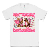 White nurse rn Classic Tee - TumblerDesignByShophia