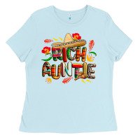 Baby Blue cinco de mayo rich auntie Ladies Tee - CowGirlArtShop