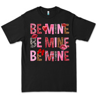 Black Be mine be mine be mine Valentine's Day Premium Tee - HowdyJamesFarm
