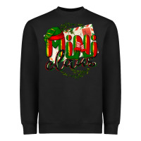 Black mini claus christmas Heavyweight Sweatshirt - BarkalooDesign