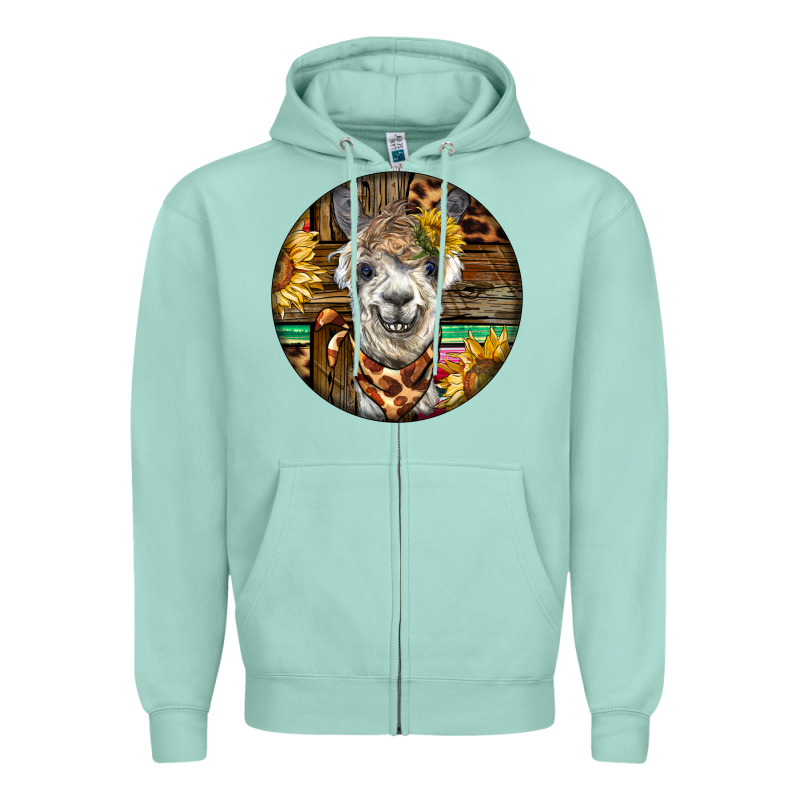 Western Alpaca Zipper Hoodie by BarkalooDesign | Teevron