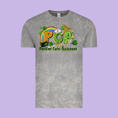 Pca Patient Care Assistant St. Patrick's Day Vintage Tee Designed By Cowgirlartshop