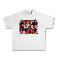 Lunar Rock cowhide buffalo plaid leopad background Urban Heavy Tee - CowCowDesign
