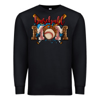 Black baseball mom Premium Sweatshirt - AdoDesignShop