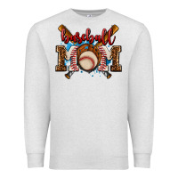 Oatmeal Heather baseball mom Premium Sweatshirt - AdoDesignShop